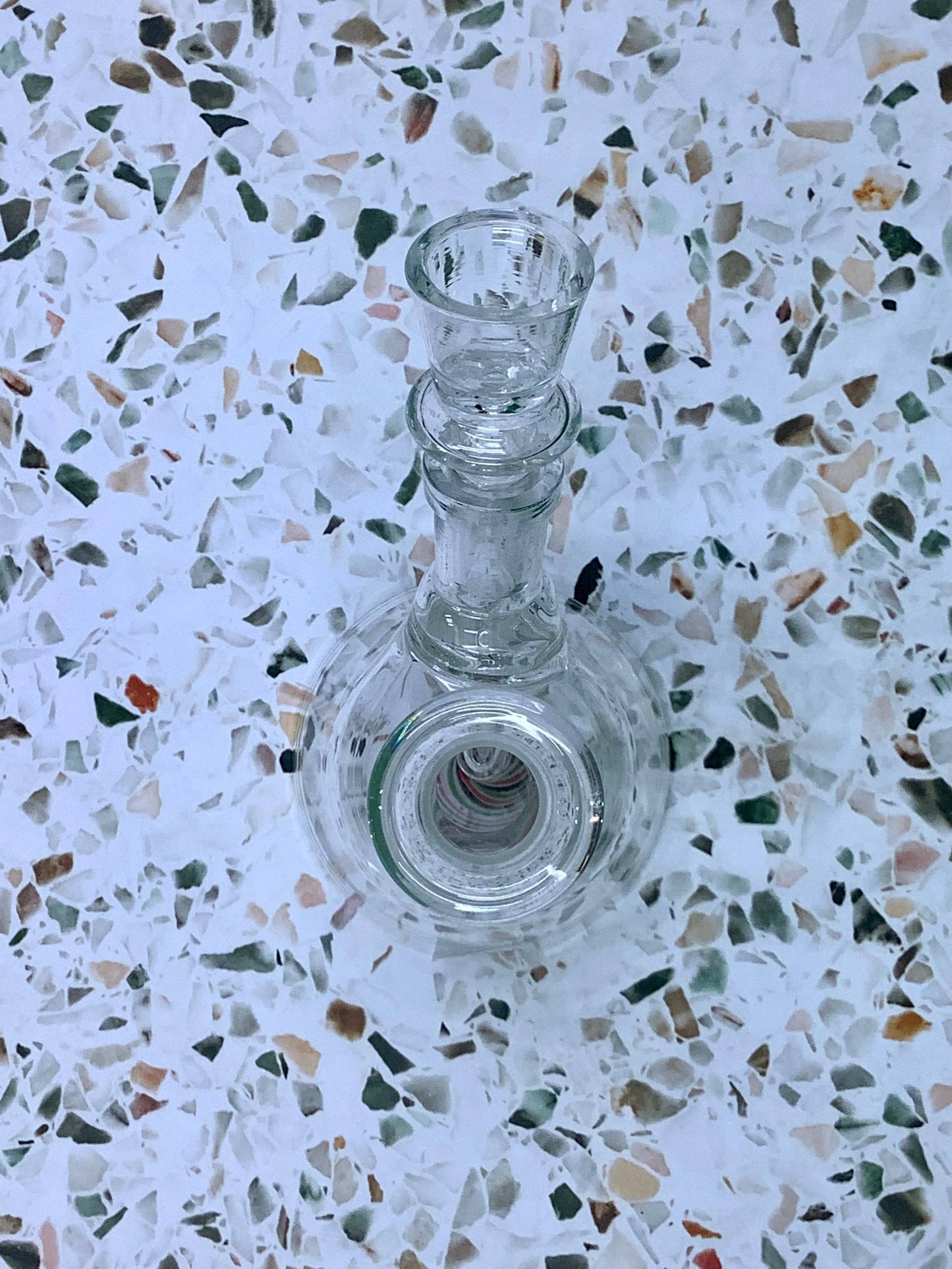 6"" Cear W/ Green, Red & White Striped Trim Glass Water Bubbler W/ Percolator & Bowl, yoga smokes smoke shop, dispensary, local dispensary, smoke shop near me, smokeshop near me, port st lucie smoke shop, smoke shop in port st lucie, smoke shop in port saint lucie, smoke shop in florida, Yoga Smokes, , Buy RAW Rolling Papers USA, what time does the smoke shop close, smoke shop open near me, 24 hour smoke shop near me, online smoke shop