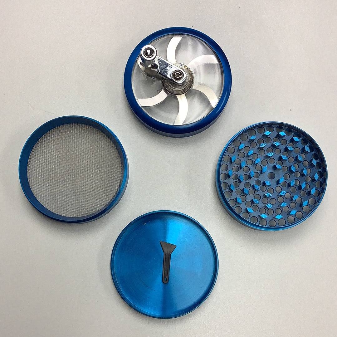 Metal Blue Grinder w/ Crank Handle Top 3", yoga smokes smoke shop, dispensary, local dispensary, smoke shop near me, smokeshop near me, port st lucie smoke shop, smoke shop in port st lucie, smoke shop in port saint lucie, smoke shop in florida, Yoga Smokes, , Buy RAW Rolling Papers USA, what time does the smoke shop close, smoke shop open near me, 24 hour smoke shop near me, online smoke shop