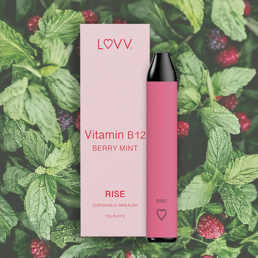 LUVV Labs - LUVV RISE Vitamin B12/Berry Mint Inhalers