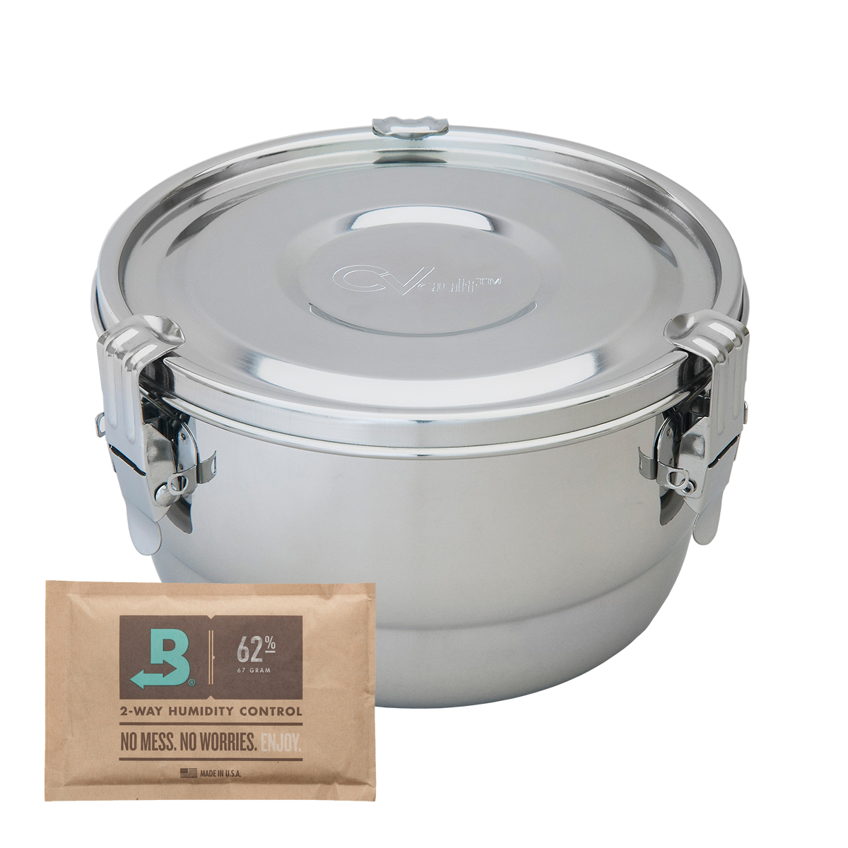 CVAULT by Boveda | 2-Liter Container | Smell-Proof, Airtight & Light Resistant
