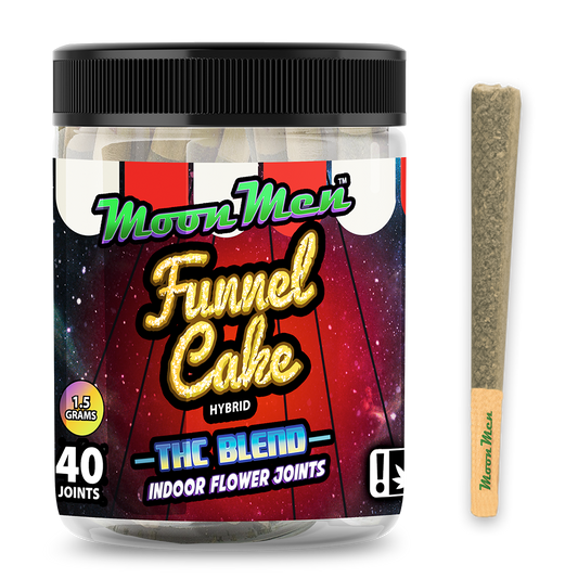 THC Blended Joints – Funnel Cake (Hybrid, 1.5g) Moon Men