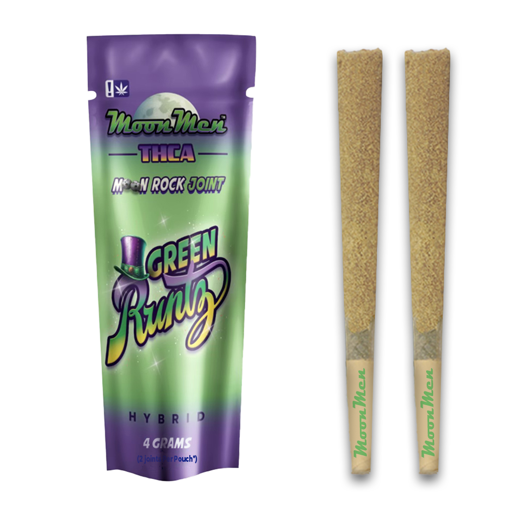 THC Blend Moon Rock Double Joint (2 X 2g) – Green Runtz Moon Men