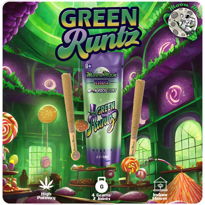 THC Blend Moon Rock Double Joint (2 X 2g) – Green Runtz Moon Men 2