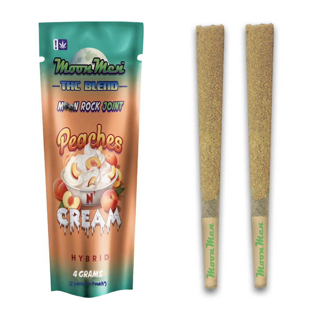 THC Blend Moon Rock Double Joint (2 X 2g) – Peaches N Cream Moon Men