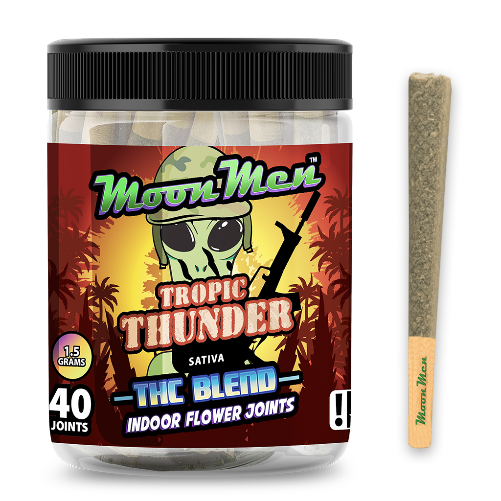 THC Blended Joints – Tropical Thunder (Sativa, 1.5g) Moon Men