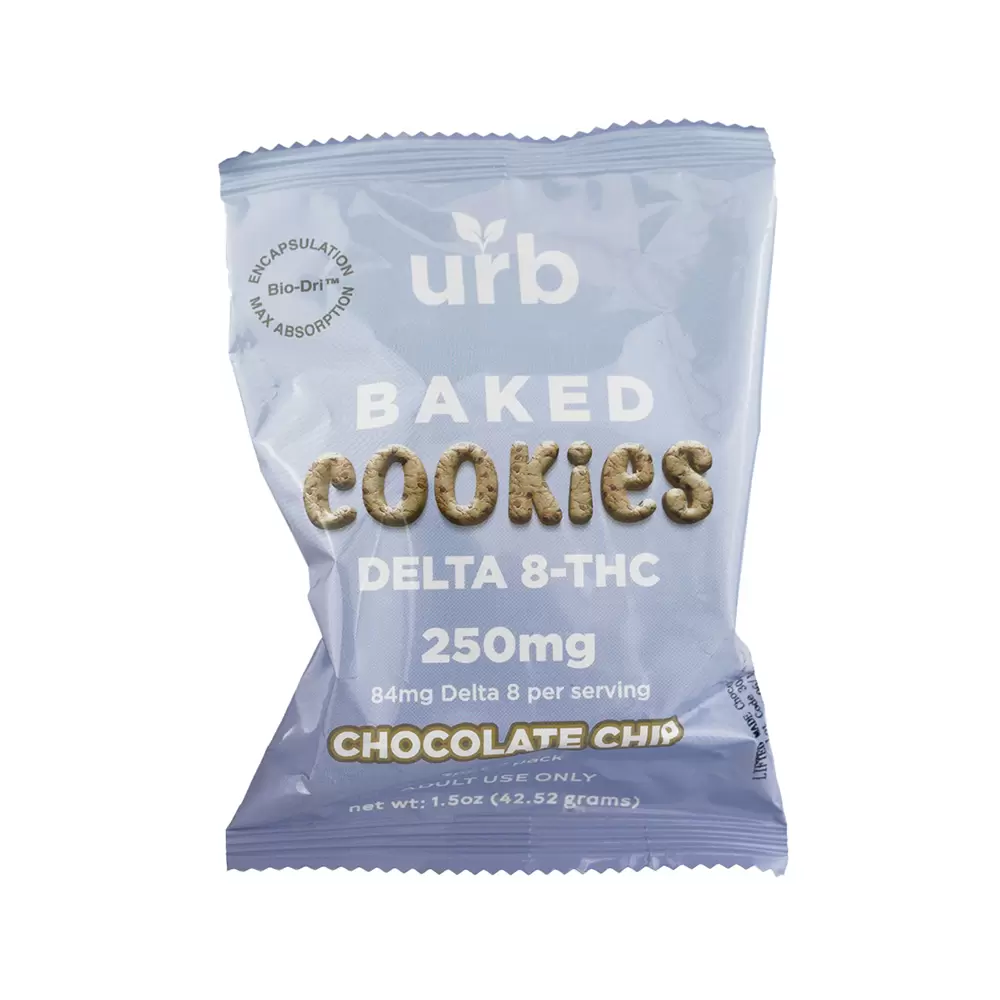 URB D8 Baked Cookies 250MG – Chocolate Chip