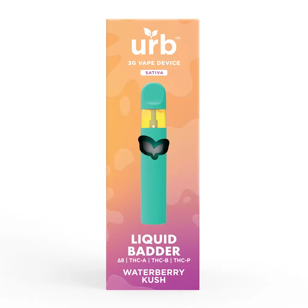Urb Liquid Badder Disposable 3ML – Waterberry Kush