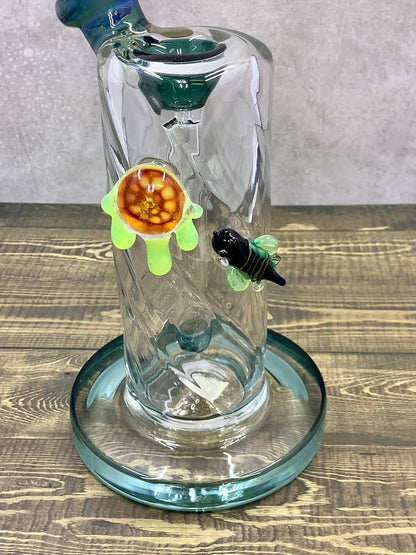 9" Drip My Honey Clear W/ Blue Trim, 3D Bumble Bee & Honey Drips Glass Water Pipe W/ Non-removable Bowl & Stem Heavy Duty Glass, yoga smokes smoke shop, dispensary, local dispensary, smoke shop near me, smokeshop near me, port st lucie smoke shop, smoke shop in port st lucie, smoke shop in port saint lucie, smoke shop in florida, Yoga Smokes, , Buy RAW Rolling Papers USA, what time does the smoke shop close, smoke shop open near me, 24 hour smoke shop near me, online smoke shop