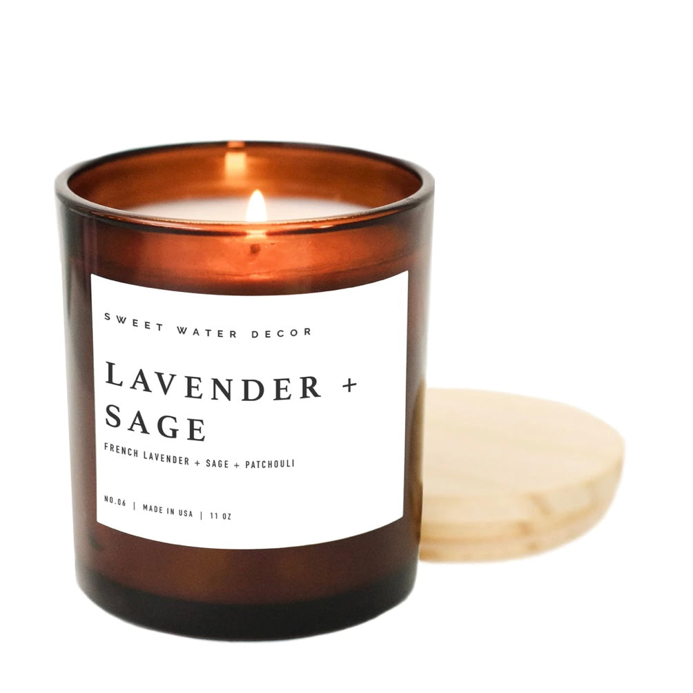 Lavender and Sage Soy Candle | Glass Jar + Wood Lid yoga smokes yoga studio, delivery, delivery near me, yoga smokes smoke shop, find smoke shop, head shop near me, yoga studio, headshop, head shop, local smoke shop, psl, psl smoke shop, smoke shop, smokeshop, yoga, yoga studio, dispensary, local dispensary, smokeshop near me, port saint lucie, florida, port st lucie, lounge, life, highlife, love, stoned, highsociety. Yoga Smokes Amber Jar