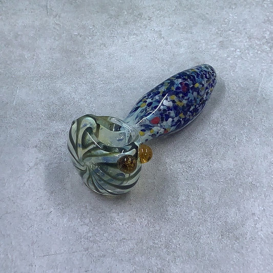 4 Inch Clear W/ Blue Specs In Handle & Green Swirls in Bowl Green Knobs Glass Bowl And Carb yoga, yoga smokes, smoke shop near me, liquid smoke, port saint lucie, florida, port st lucie, smoke shop, lounge, smoke lounge, stoner, smoke, high, life, highlife, love, stoned, highsociety. Yoga Smokes 4 Inch Clear W/ Blue Specs In Handle & Green Swirls in Bowl Green Knobs Glass Bowl And Carb