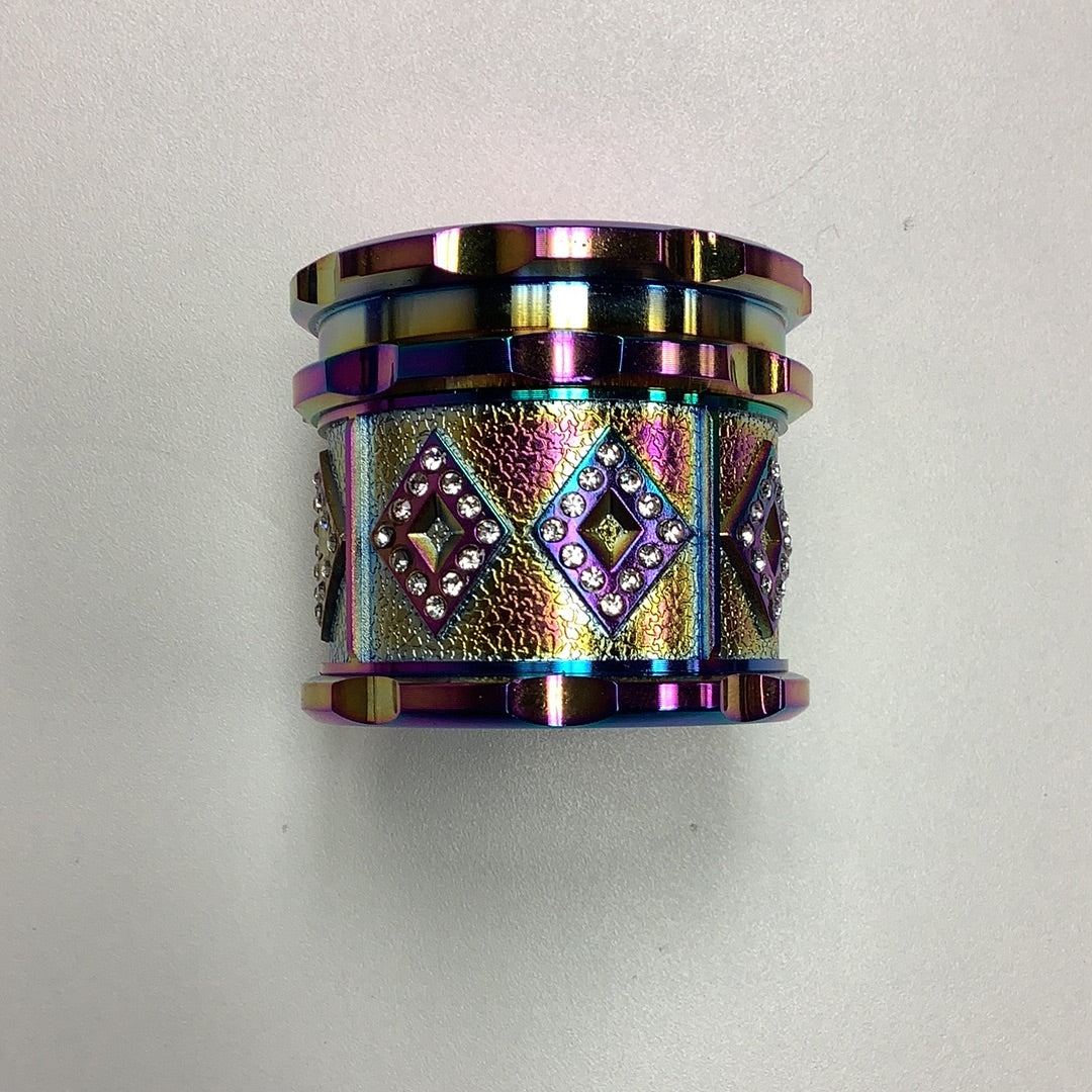 Iced Out Multicolored Metal Grinder 2 1/4 Inch yoga smokes yoga studio, delivery, delivery near me, yoga smokes smoke shop, find smoke shop, head shop near me, yoga studio, headshop, head shop, local smoke shop, psl, psl smoke shop, smoke shop, smokeshop, yoga, yoga studio, dispensary, local dispensary, smokeshop near me, port saint lucie, florida, port st lucie, lounge, life, highlife, love, stoned, highsociety. Yoga Smokes