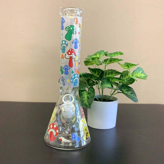 13.5" Clear W/ Glow in The Dark Multicolored Mushrooms Glass Water Pipe Heavy Duty, yoga smokes smoke shop, dispensary, local dispensary, smoke shop near me, smokeshop near me, port st lucie smoke shop, smoke shop in port st lucie, smoke shop in port saint lucie, smoke shop in florida, Yoga Smokes, , Buy RAW Rolling Papers USA, what time does the smoke shop close, smoke shop open near me, 24 hour smoke shop near me, online smoke shop