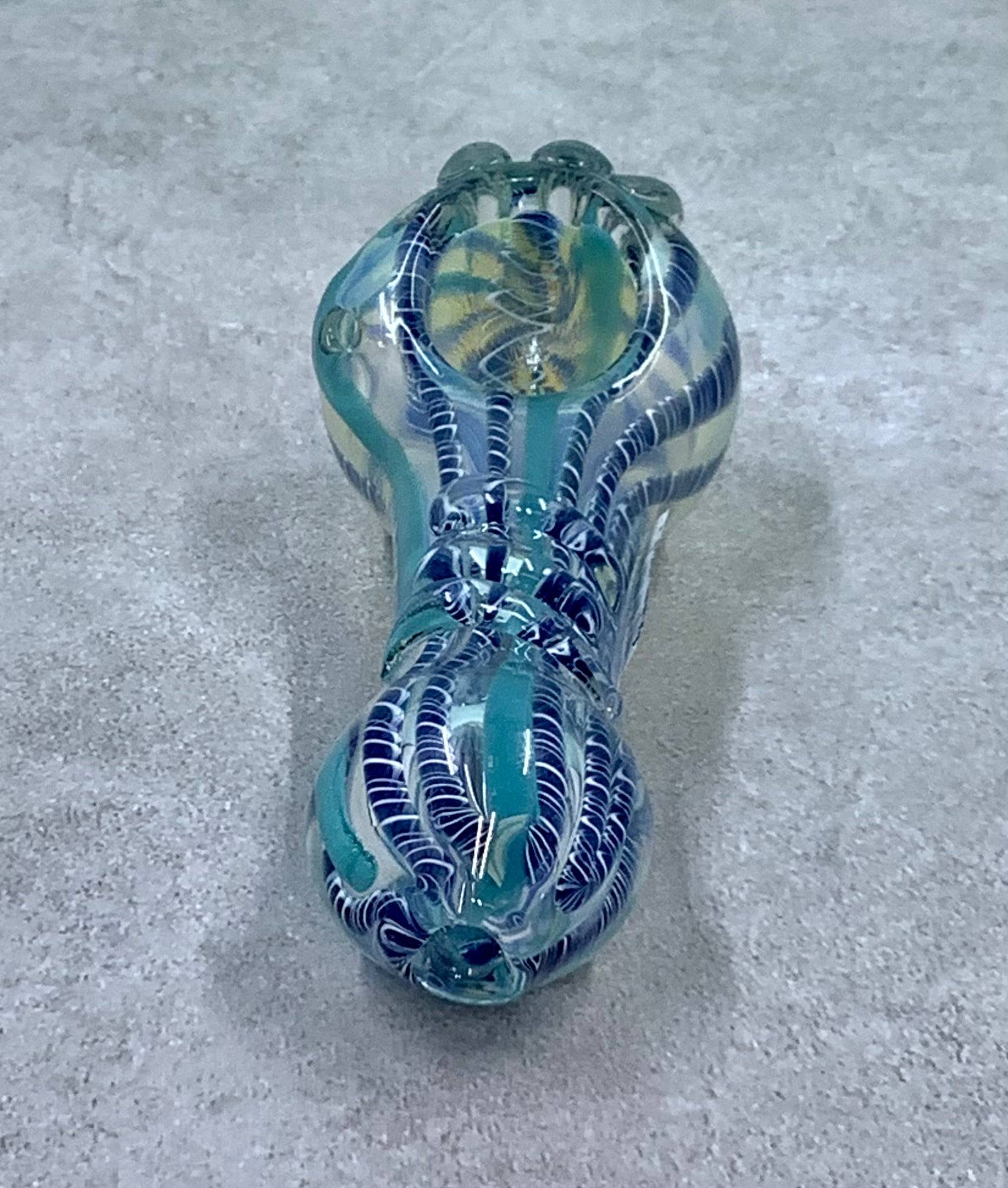 3.5" Clear W/ Blue & Aqua Stripes Glass Bowl and Carb, yoga smokes smoke shop, dispensary, local dispensary, smoke shop near me, smokeshop near me, port st lucie smoke shop, smoke shop in port st lucie, smoke shop in port saint lucie, smoke shop in florida, Yoga Smokes, , Buy RAW Rolling Papers USA, what time does the smoke shop close, smoke shop open near me, 24 hour smoke shop near me, online smoke shop