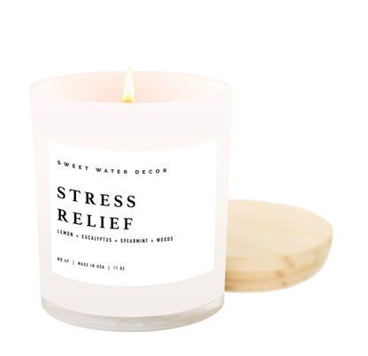 Stress Relief Soy Candle | Glass Jar + Wood Lid yoga smokes yoga studio, delivery, delivery near me, yoga smokes smoke shop, find smoke shop, head shop near me, yoga studio, headshop, head shop, local smoke shop, psl, psl smoke shop, smoke shop, smokeshop, yoga, yoga studio, dispensary, local dispensary, smokeshop near me, port saint lucie, florida, port st lucie, lounge, life, highlife, love, stoned, highsociety. Yoga Smokes White Jar