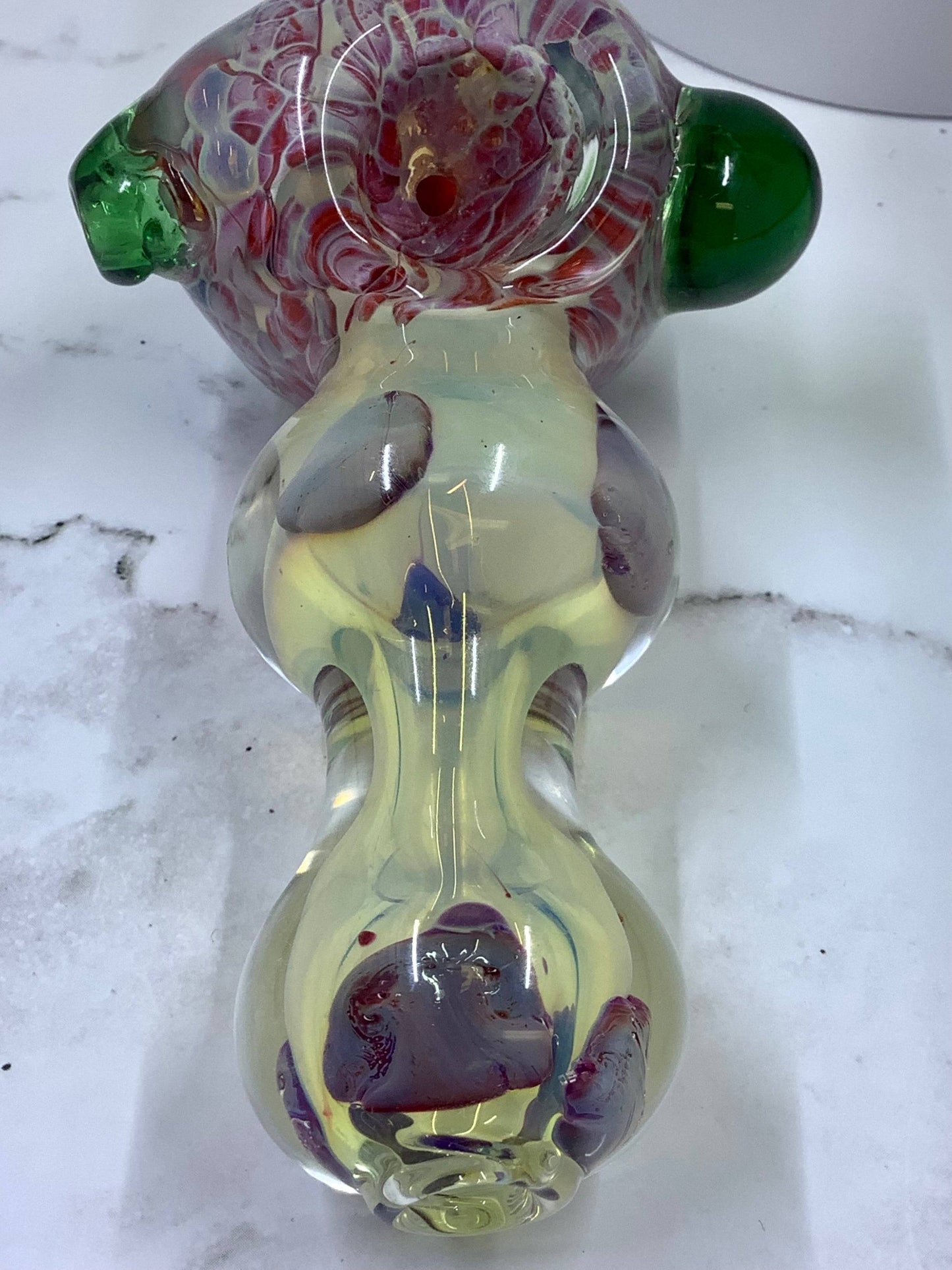 4" Clear W/ Red, Green & White Decorative Accents In Glass Double Walled Bowl W/ Green Carb & Green Grip, yoga smokes smoke shop, dispensary, local dispensary, smoke shop near me, smokeshop near me, port st lucie smoke shop, smoke shop in port st lucie, smoke shop in port saint lucie, smoke shop in florida, Yoga Smokes, , Buy RAW Rolling Papers USA, what time does the smoke shop close, smoke shop open near me, 24 hour smoke shop near me, online smoke shop