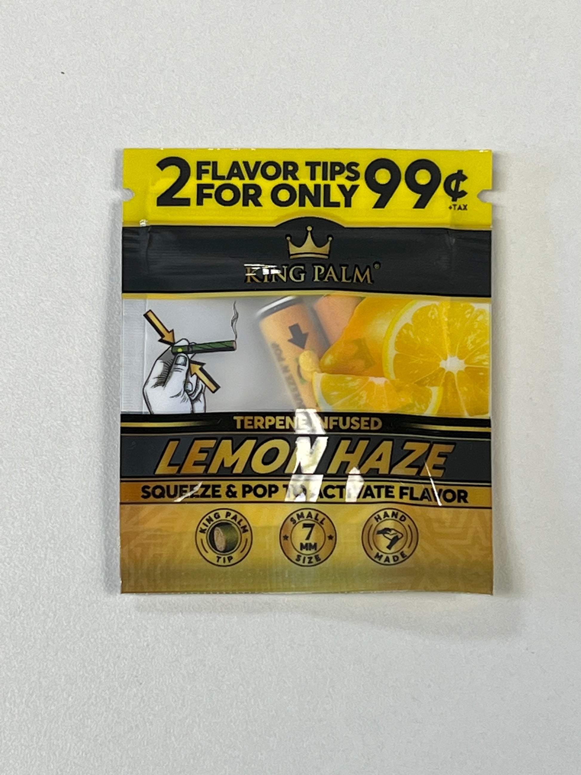 KING PALM 2 Flavored Filters – Lemon Haze (7mm) yoga smokes yoga studio, delivery, delivery near me, yoga smokes smoke shop, find smoke shop, head shop near me, yoga studio, headshop, head shop, local smoke shop, psl, psl smoke shop, smoke shop, smokeshop, yoga, yoga studio, dispensary, local dispensary, smokeshop near me, port saint lucie, florida, port st lucie, lounge, life, highlife, love, stoned, highsociety. Yoga Smokes 2 Count