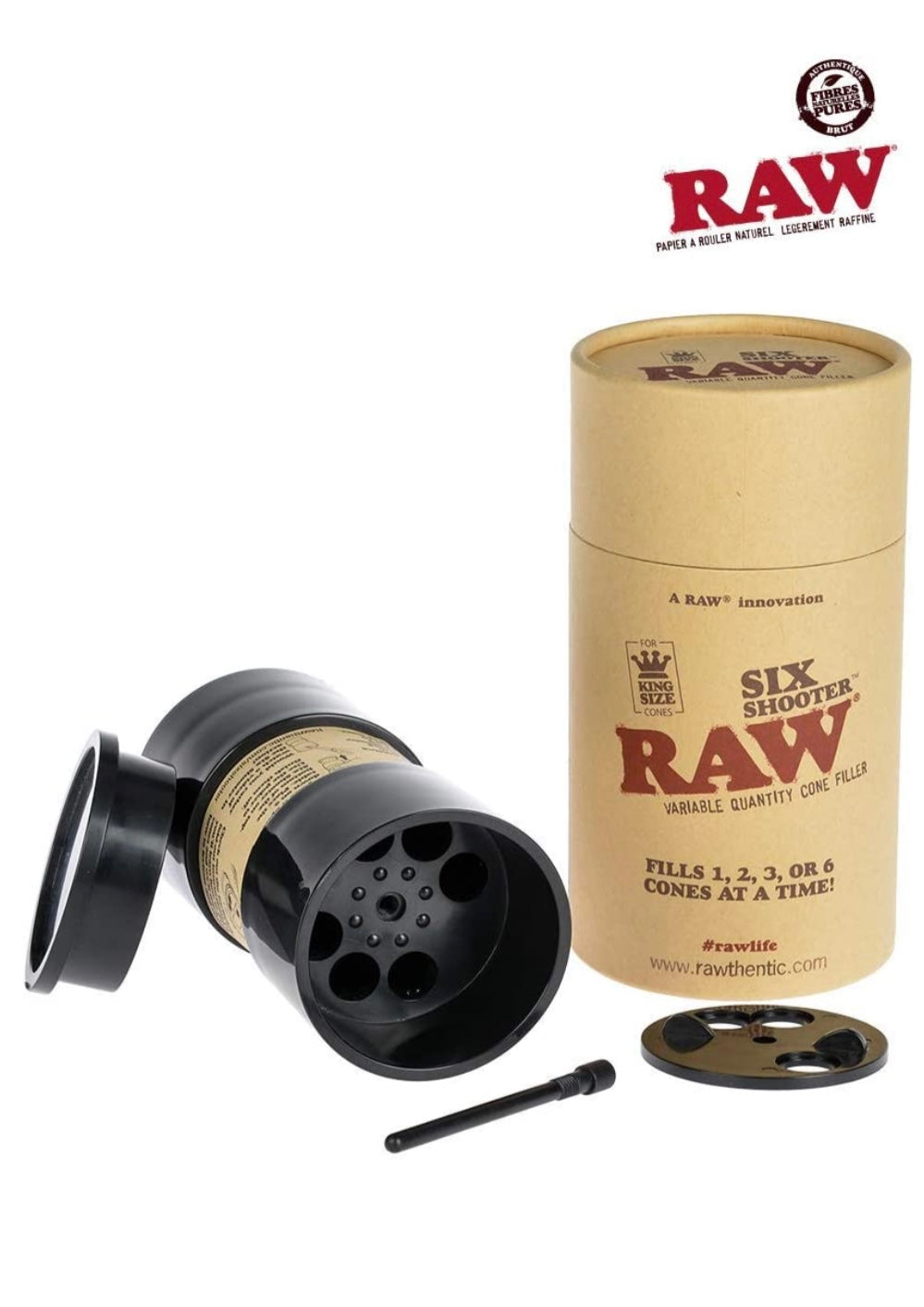 RAW Six Shooter Cone Filler yoga smokes yoga studio, delivery, delivery near me, yoga smokes smoke shop, find smoke shop, head shop near me, yoga studio, headshop, head shop, local smoke shop, psl, psl smoke shop, smoke shop, smokeshop, yoga, yoga studio, dispensary, local dispensary, smokeshop near me, port saint lucie, florida, port st lucie, lounge, life, highlife, love, stoned, highsociety. Yoga Smokes King Size