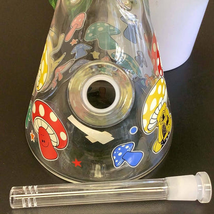 13.5" Clear W/ Glow in The Dark Multicolored Mushrooms Glass Water Pipe Heavy Duty, yoga smokes smoke shop, dispensary, local dispensary, smoke shop near me, smokeshop near me, port st lucie smoke shop, smoke shop in port st lucie, smoke shop in port saint lucie, smoke shop in florida, Yoga Smokes, , Buy RAW Rolling Papers USA, what time does the smoke shop close, smoke shop open near me, 24 hour smoke shop near me, online smoke shop