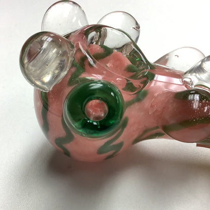 4 Inch Pink W/ Green Zig Zags Double Walled Glass Hand Pipe W/ Finger Grips & Carb yoga, yoga smokes, smoke shop near me, liquid smoke, port saint lucie, florida, port st lucie, smoke shop, lounge, smoke lounge, stoner, smoke, high, life, highlife, love, stoned, highsociety. Yoga Smokes 4 Inch Pink W/ Green Zig Zags Double Walled Glass Hand Pipe W/ Finger Grips & Carb