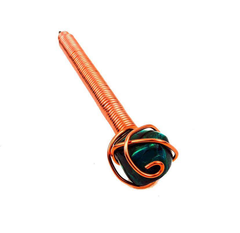 Pen - Ergy Copper Power Crystal Pen - Chrysocolla yoga smokes yoga studio, delivery, delivery near me, yoga smokes smoke shop, find smoke shop, head shop near me, yoga studio, headshop, head shop, local smoke shop, psl, psl smoke shop, smoke shop, smokeshop, yoga, yoga studio, dispensary, local dispensary, smokeshop near me, port saint lucie, florida, port st lucie, lounge, life, highlife, love, stoned, highsociety. Yoga Smokes