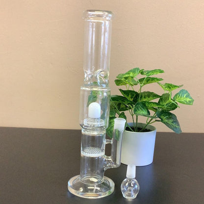 14" Clear & White Pipe W/ Honeycomb & Bowl Heavy Duty Glass, yoga smokes smoke shop, dispensary, local dispensary, smoke shop near me, smokeshop near me, port st lucie smoke shop, smoke shop in port st lucie, smoke shop in port saint lucie, smoke shop in florida, Yoga Smokes, , Buy RAW Rolling Papers USA, what time does the smoke shop close, smoke shop open near me, 24 hour smoke shop near me, online smoke shop