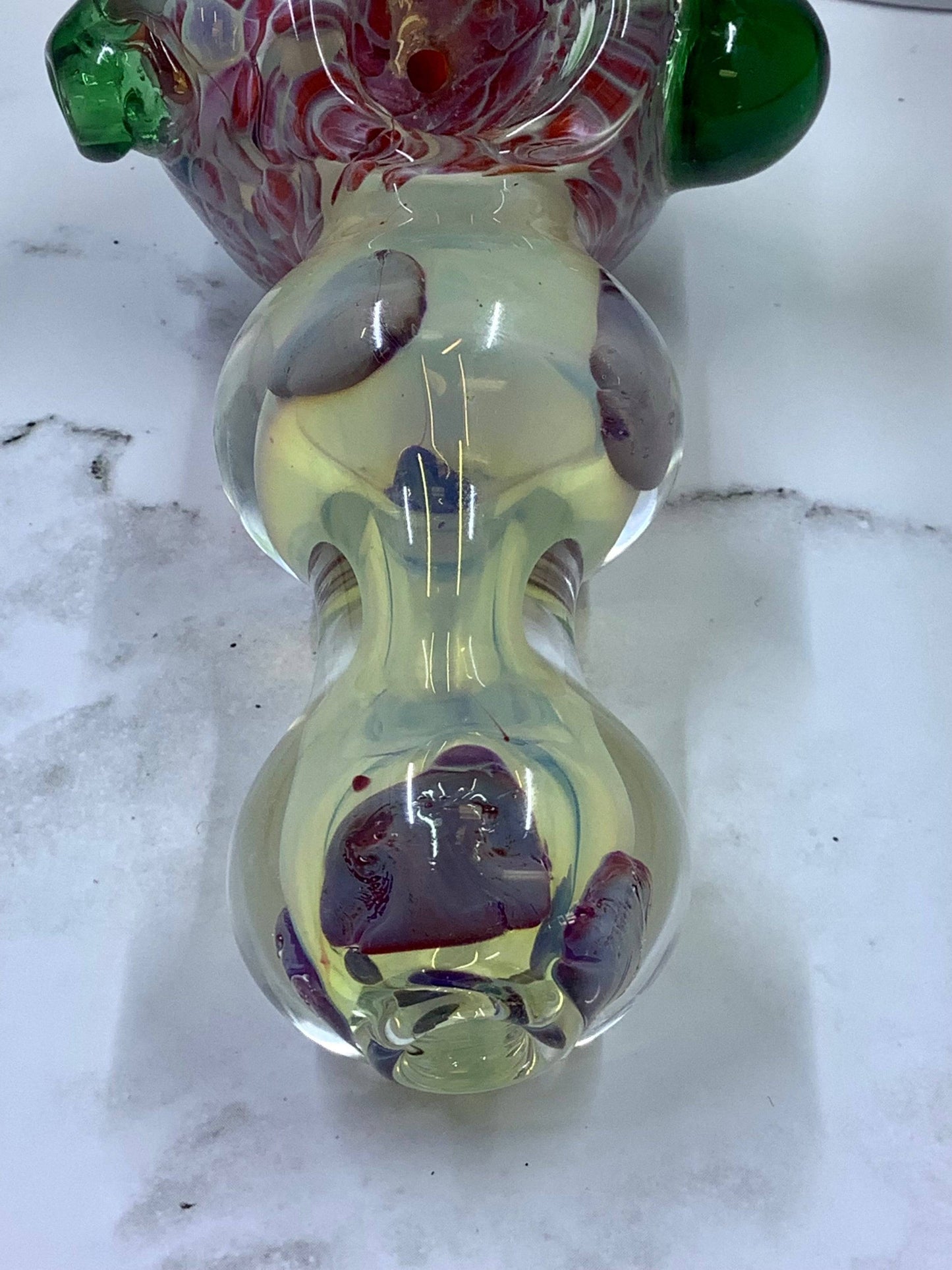 4" Clear W/ Red, Green & White Decorative Accents In Glass Double Walled Bowl W/ Green Carb & Green Grip, yoga smokes smoke shop, dispensary, local dispensary, smoke shop near me, smokeshop near me, port st lucie smoke shop, smoke shop in port st lucie, smoke shop in port saint lucie, smoke shop in florida, Yoga Smokes, , Buy RAW Rolling Papers USA, what time does the smoke shop close, smoke shop open near me, 24 hour smoke shop near me, online smoke shop